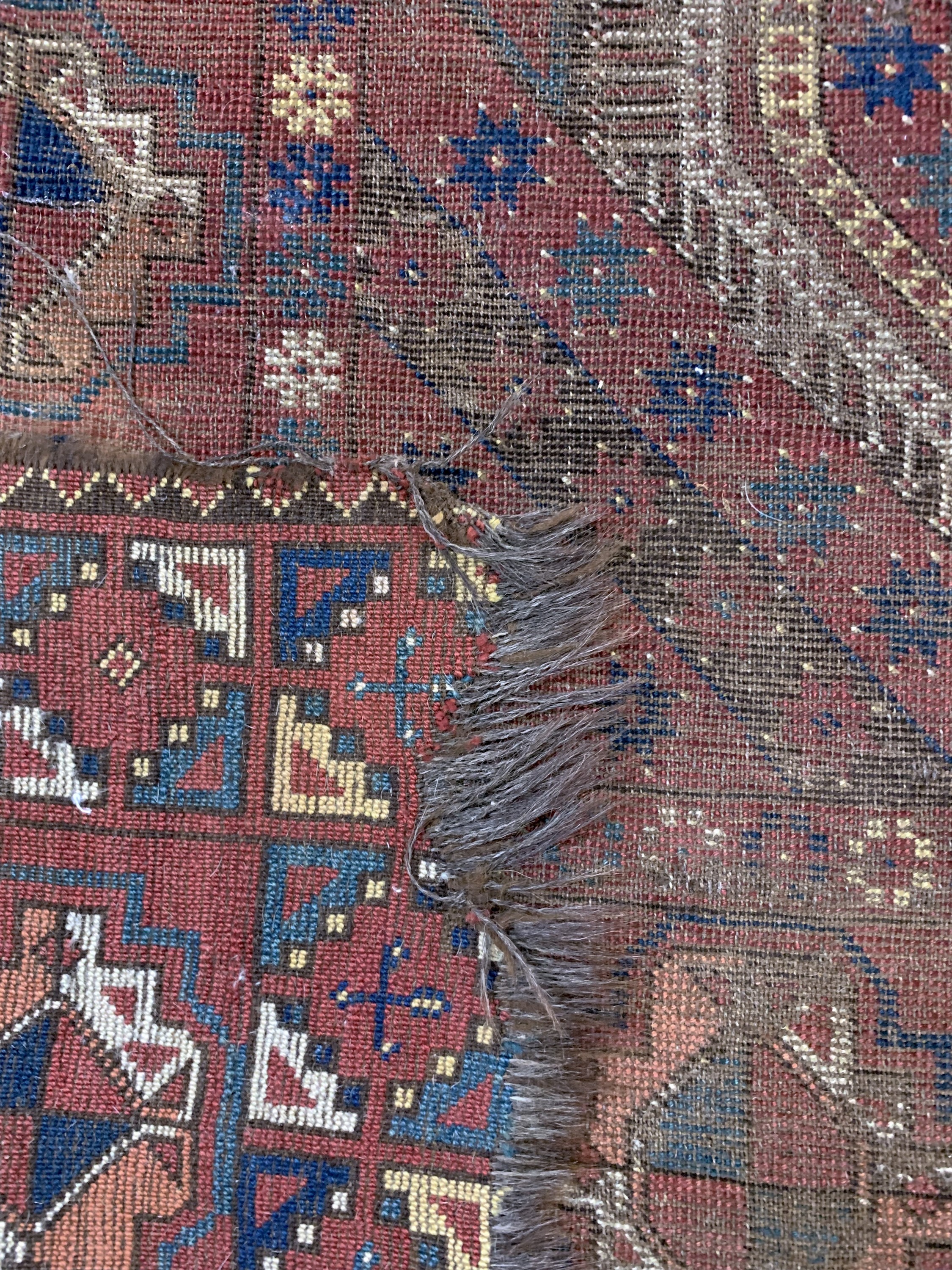 Detail h: Antiker Beschir, Turkmenistan, 19.Jhd, Wolle auf Wolle, ca. 435 x 240 cm, EHZ: 4