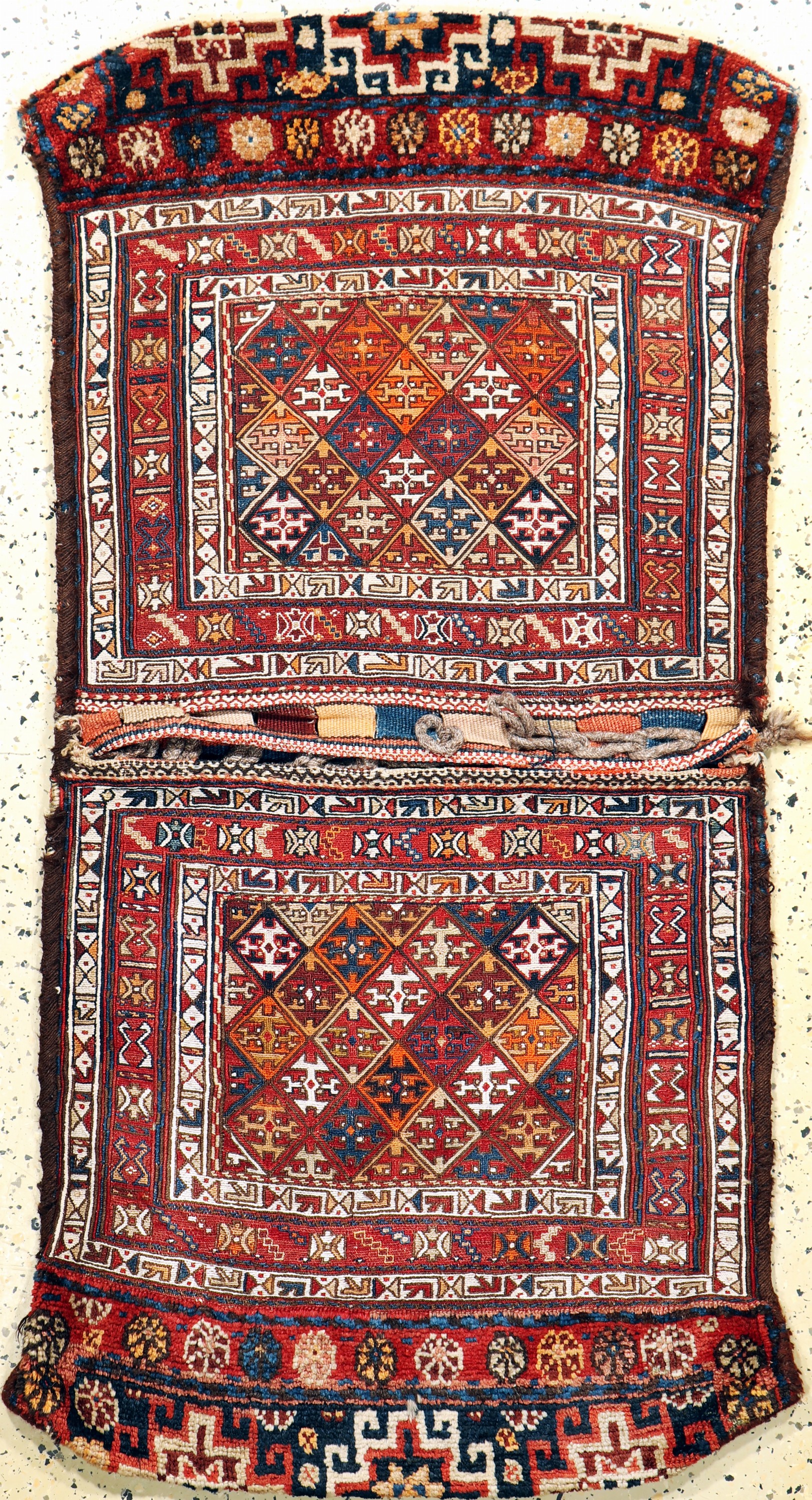 Afschar"Doppelttasche", Persien, Anfang 20.Jhd, Wolle auf Wolle, ca. 143 x 75 cm, EHZ:2