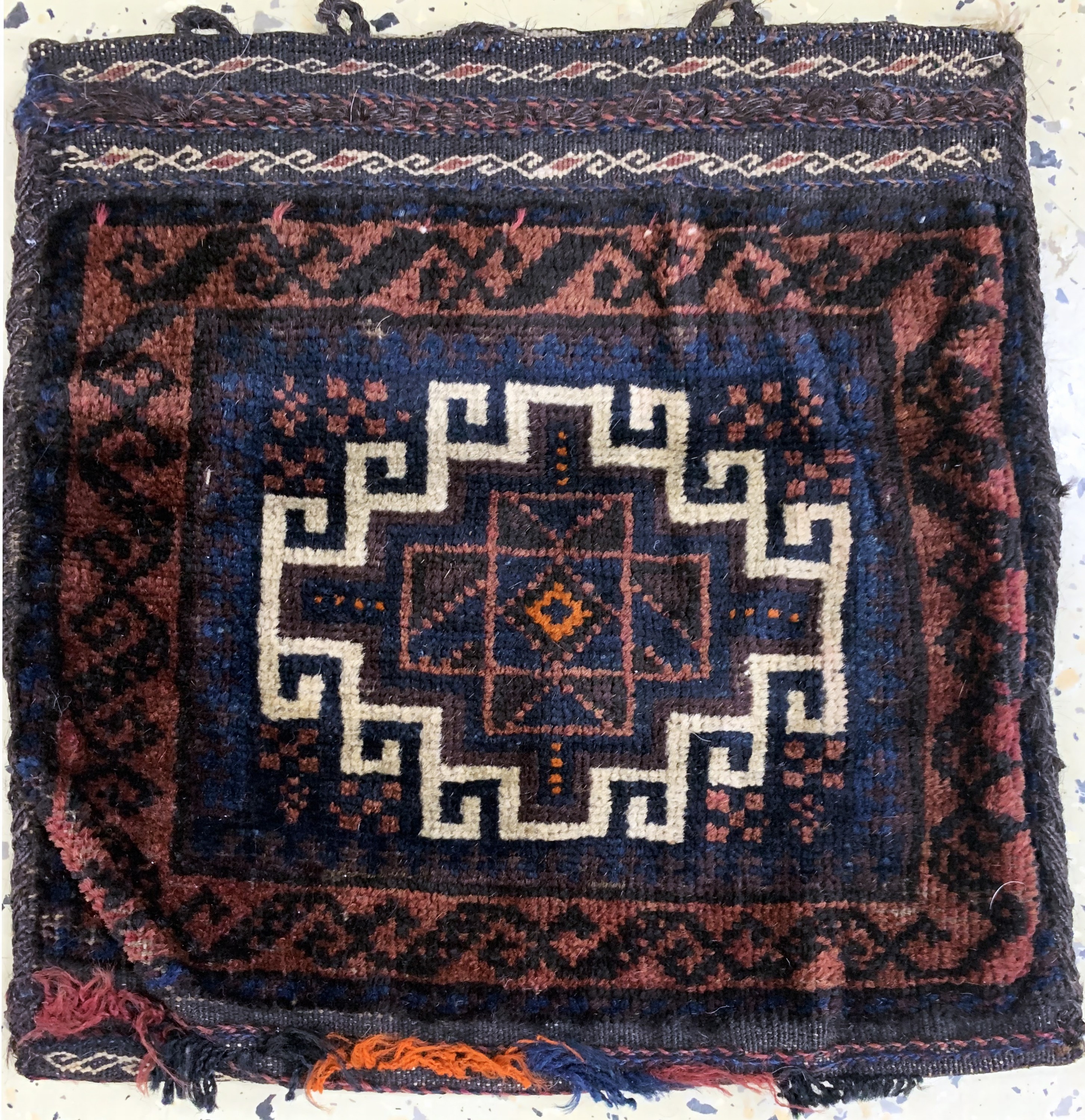 Detail a: Konvolut 8 Taschenfronten, Persien & Türkei, Anfang 20.Jhd, Wolle auf Wolle, ca. 100 x 44 cm, EHZ: 2-3