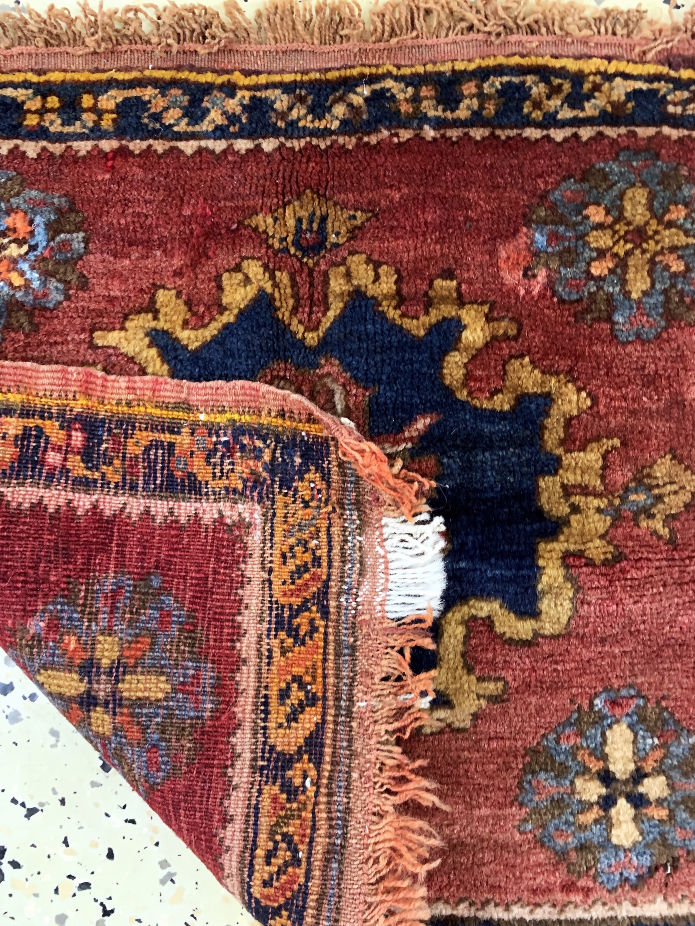 Detail f: Konvolut 8 Taschenfronten, Persien & Türkei, Anfang 20.Jhd, Wolle auf Wolle, ca. 100 x 44 cm, EHZ: 2-3