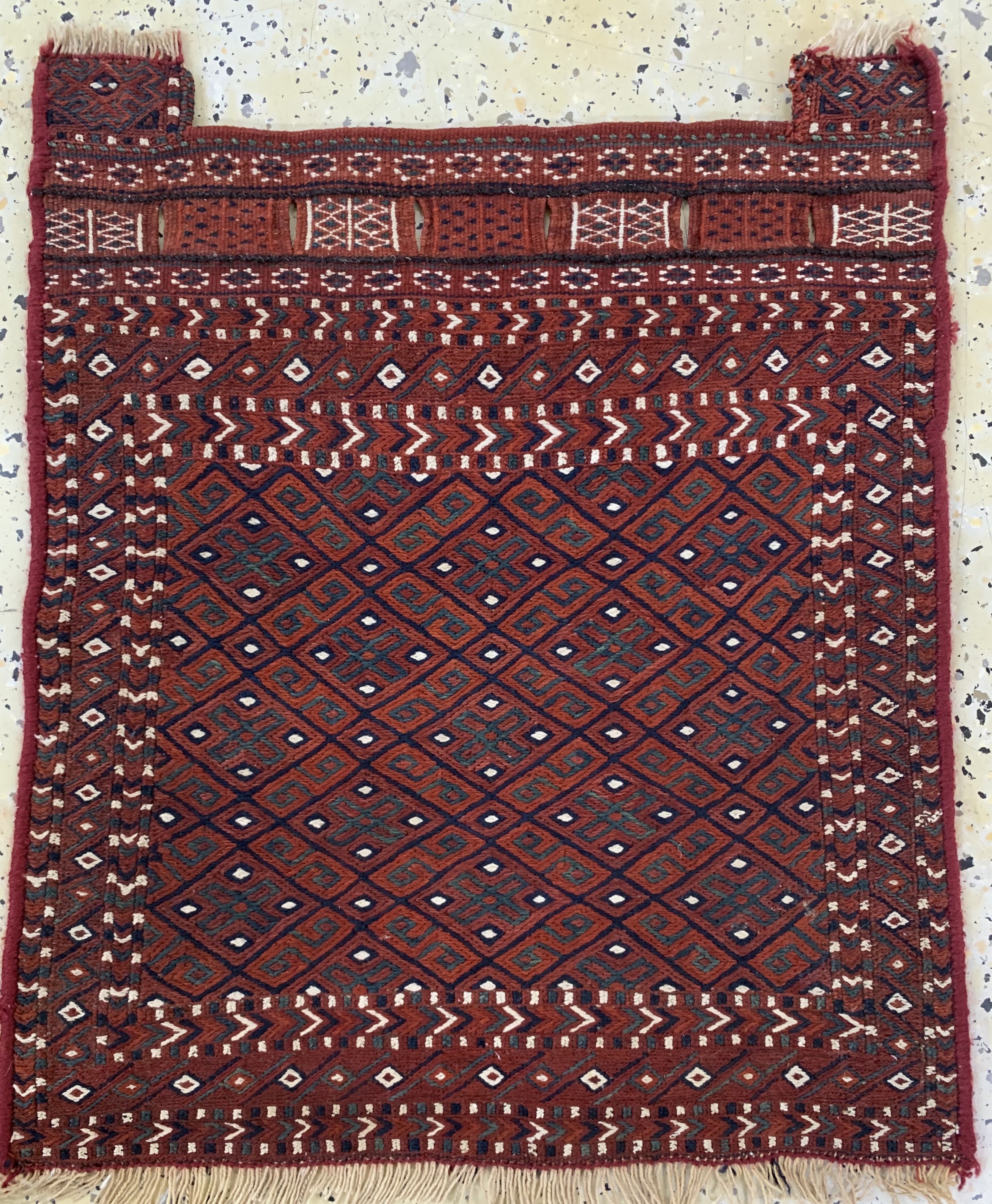 Detail g: Konvolut 8 Taschenfronten, Persien & Türkei, Anfang 20.Jhd, Wolle auf Wolle, ca. 100 x 44 cm, EHZ: 2-3