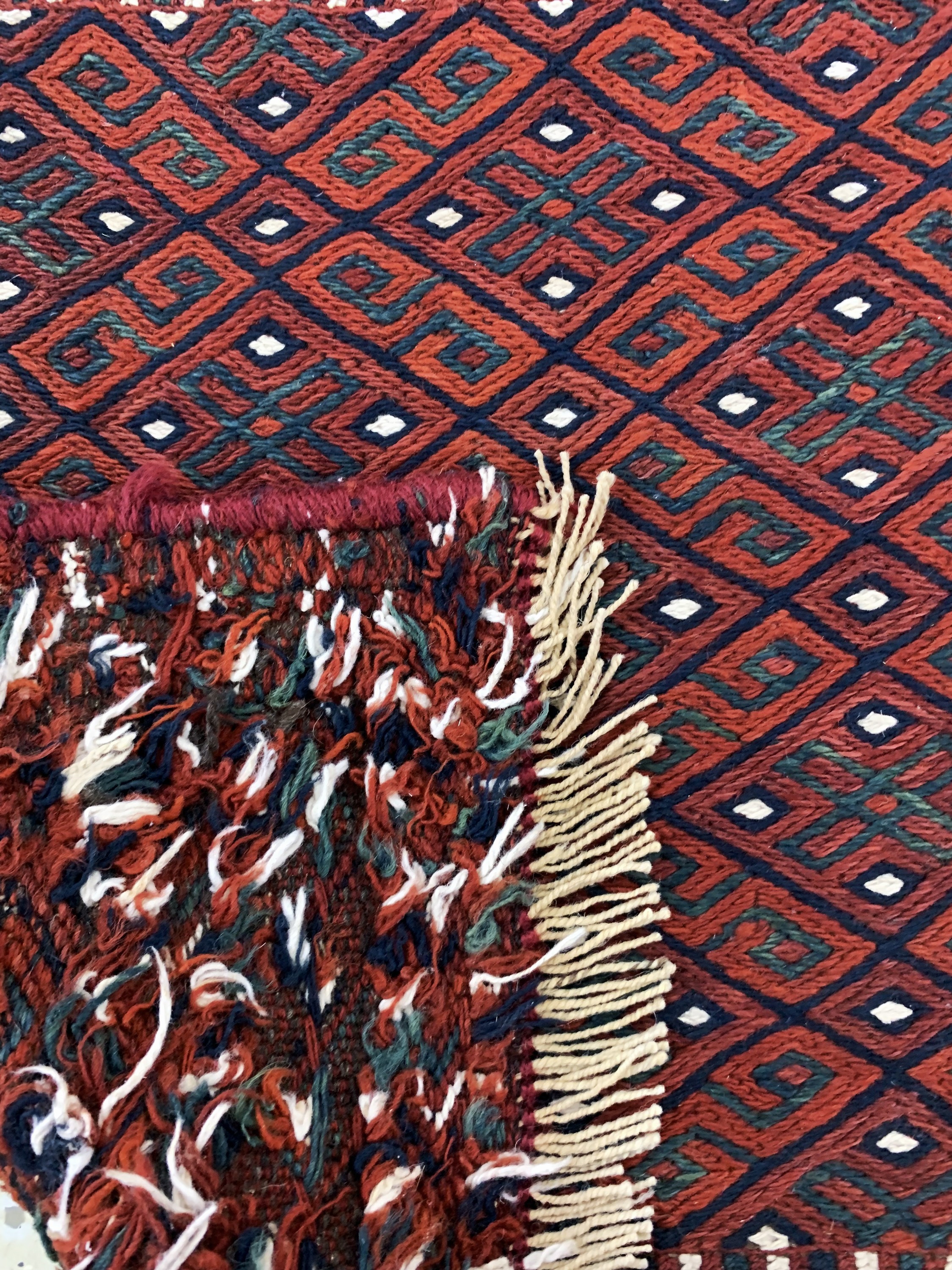 Detail h: Konvolut 8 Taschenfronten, Persien & Türkei, Anfang 20.Jhd, Wolle auf Wolle, ca. 100 x 44 cm, EHZ: 2-3