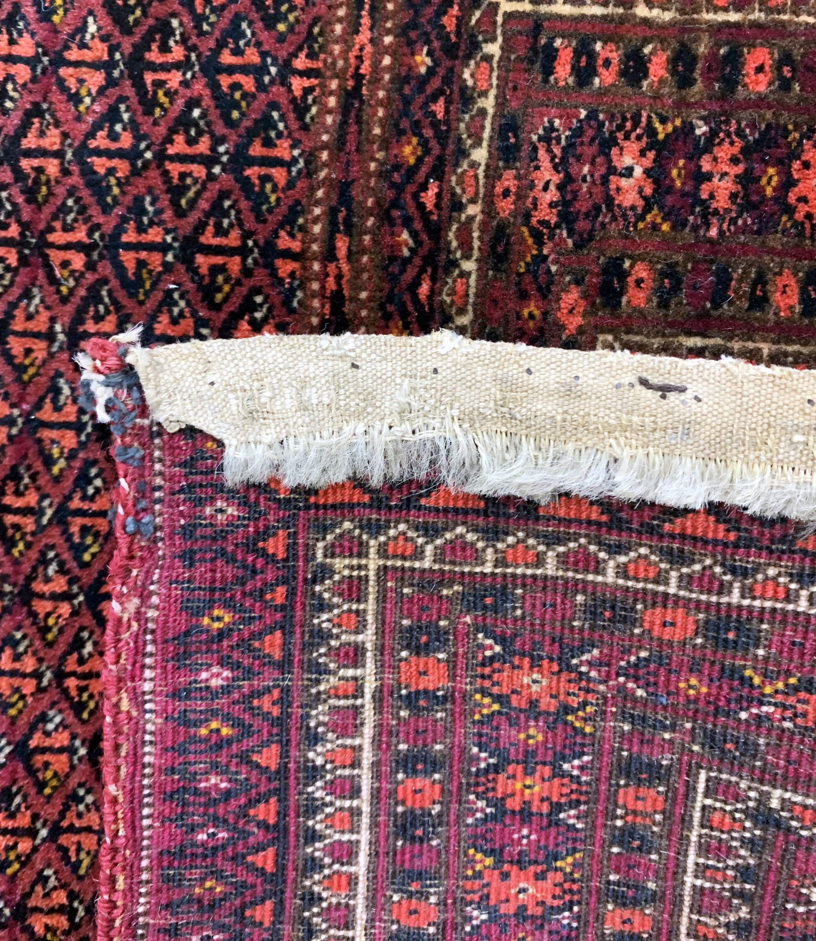 Detail l: Konvolut 8 Taschenfronten, Persien & Türkei, Anfang 20.Jhd, Wolle auf Wolle, ca. 100 x 44 cm, EHZ: 2-3
