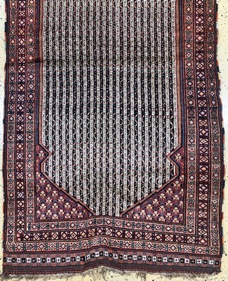 26915903d - Antiker Khamseh, Persien, 19.Jhd, Wolle aufWolle, ca. 460 x 117 cm, gereinigt, EHZ: ...