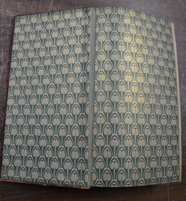 26916589b - Postkartenalbum, deutsch, 1880er bis 1900er-Jahre, ledergebundenes Album um ...