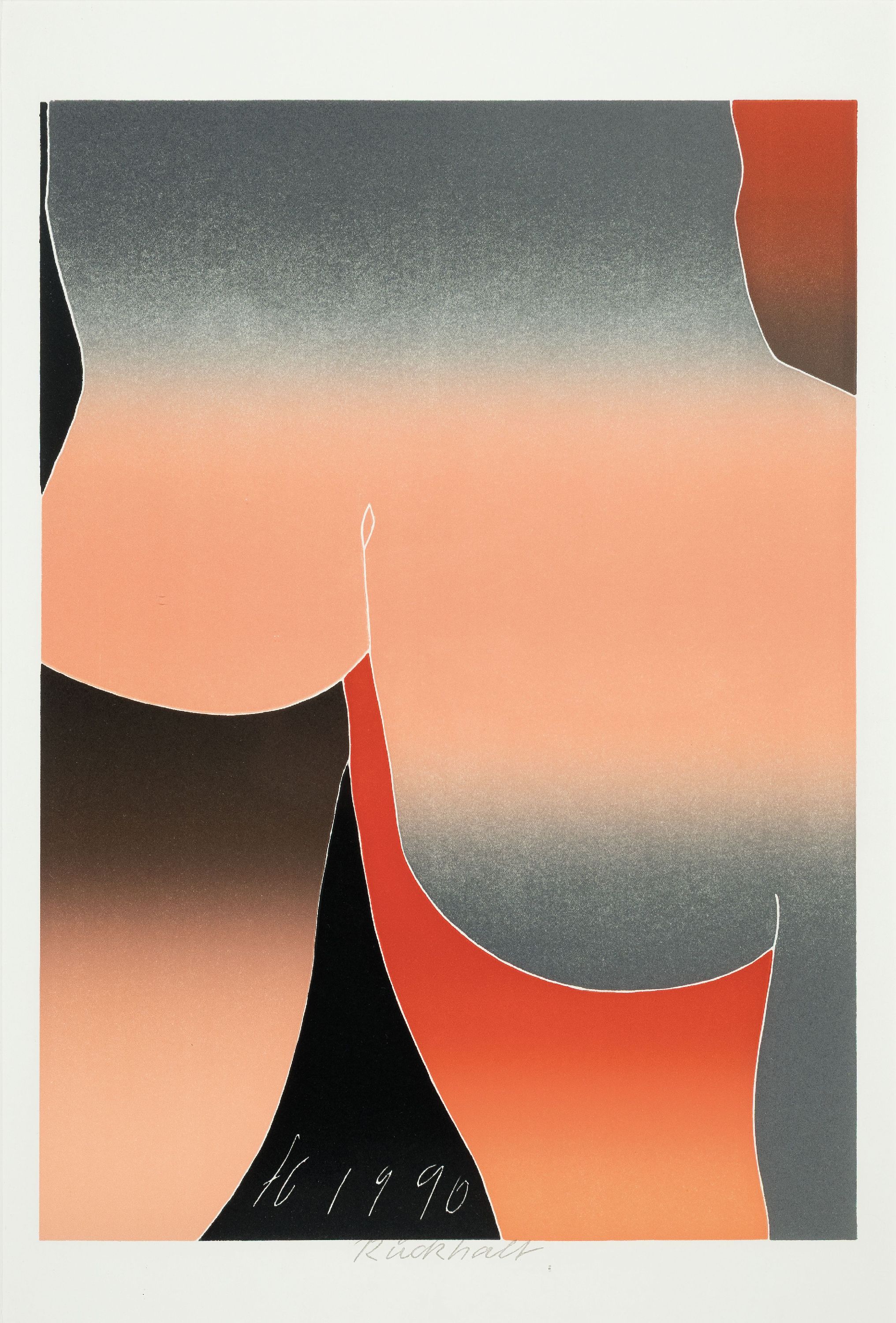 Franz Eggenschwiller, 1930 Solothurn-2000 Bern, "Rückhalt" und "Spinnfadenspulen", zwei Farblithographien von 1990, beide ...