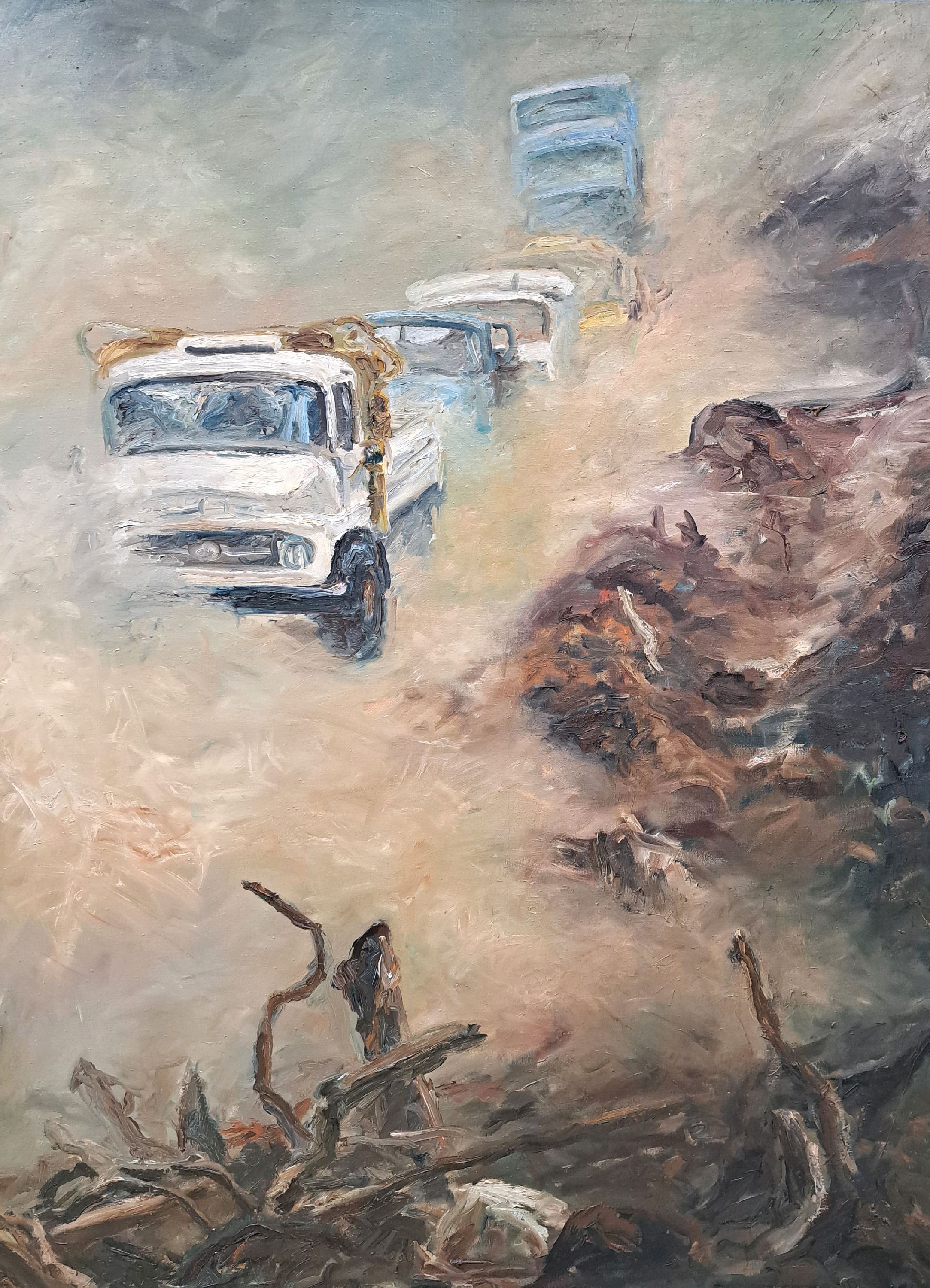 Detail k: Leo Leendert Gestel, 1881 Woerden-1941 Hilversum, Zeichnung, Kohle und Kreide auf Bütten, sitzender weiblicher Akt, 1930er-Jahre, recto und verso ...