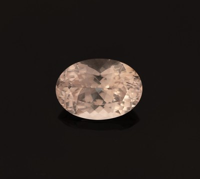 Image Loser ovalfacett. Pink Saphir, 3.407 ct, 10.57 x 7.51 x 5.36 mm, natural sapphire, light ...