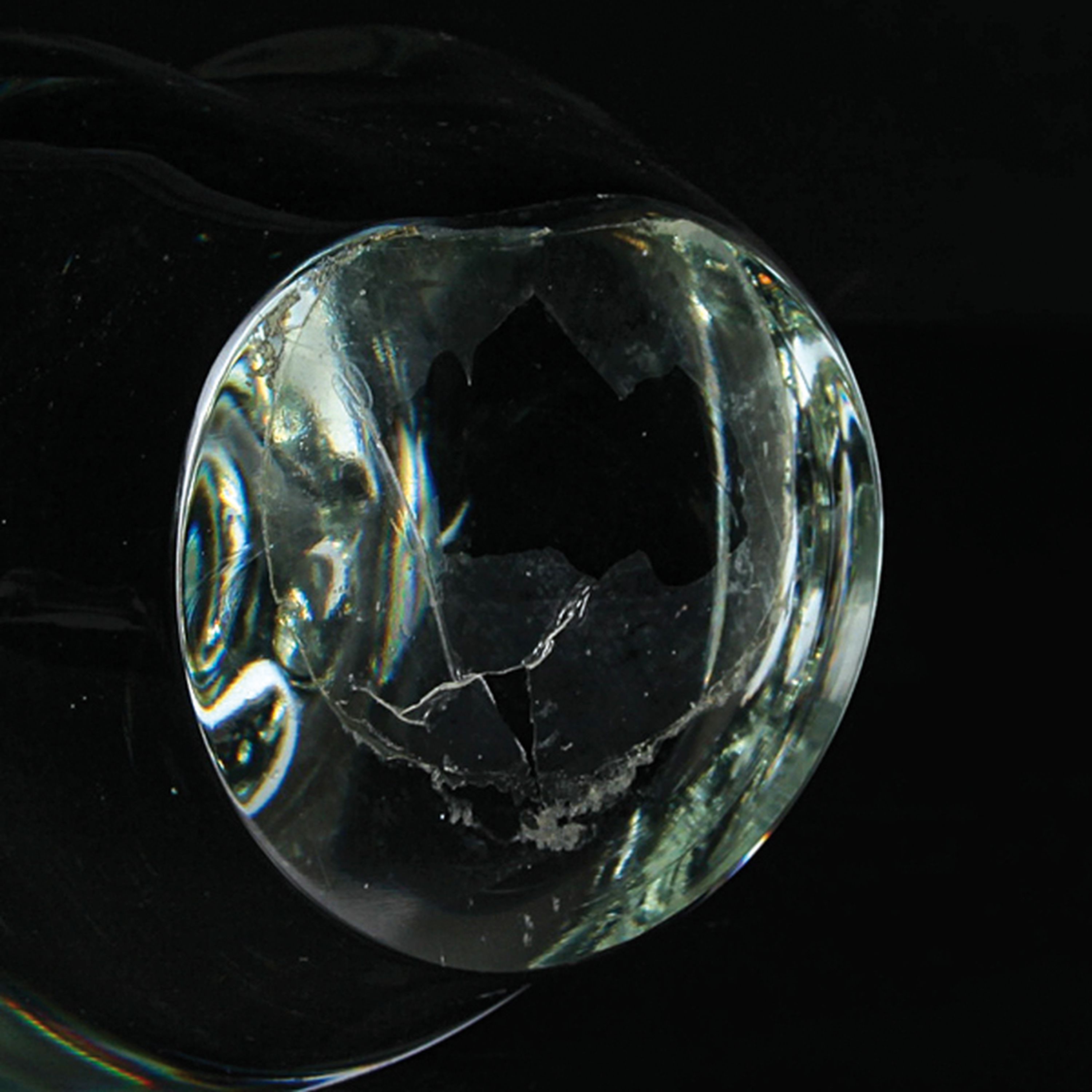 Detail g: 2 Glasskulpturen, Ermanno Nason für Cenedese und Seguso, Murano, unterschiedlich grün getöntes Glas, Mutter mit Kind von Ermanno Nason H. 26 cm; ...