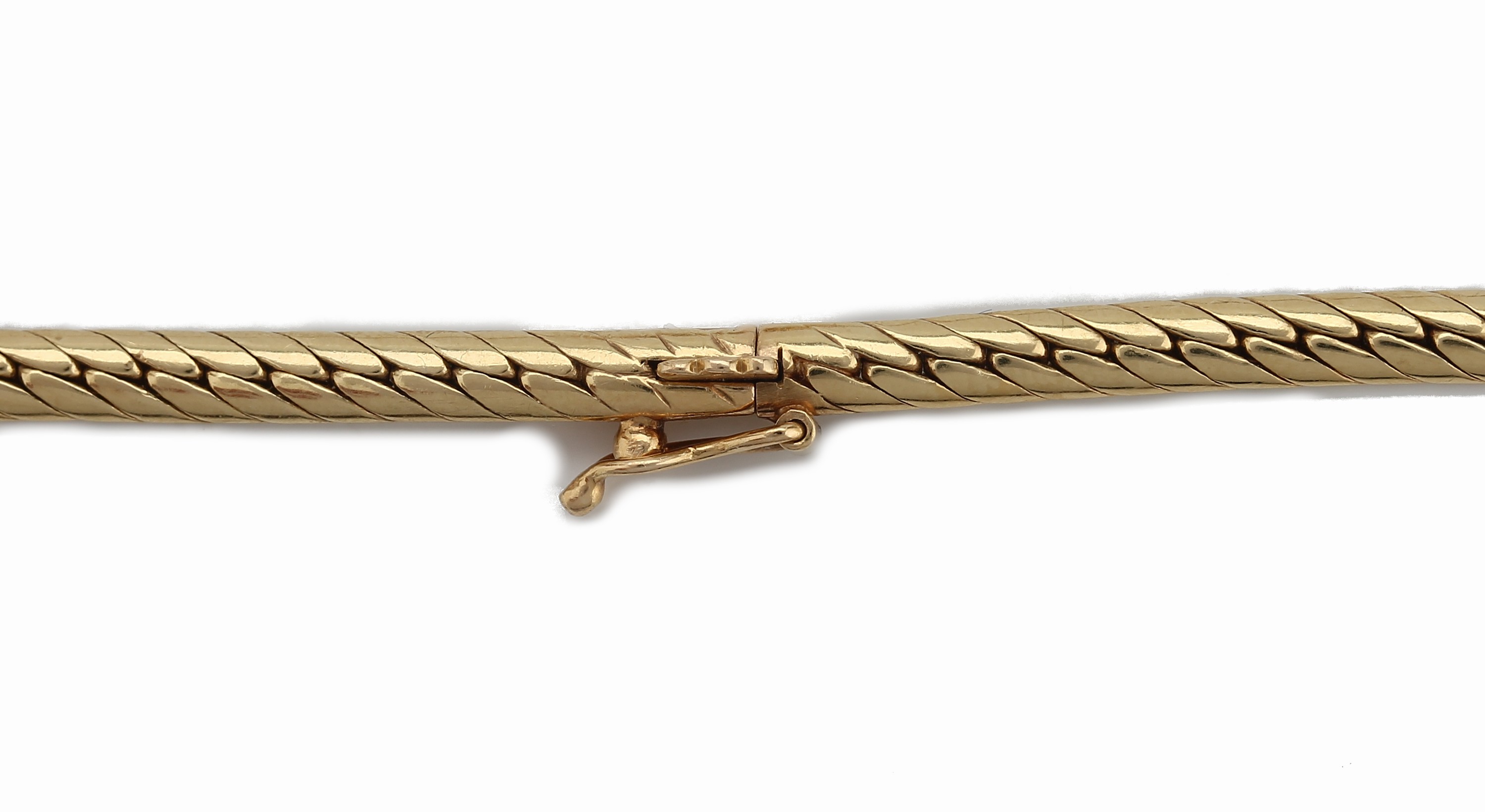 Detail c: Prunkvolles 18 kt Gold Aquamarin-Brillant- Collier, GG 750/000, Mittelteil mit Aquamarin im Treppenschliff von sehr schöner Farbe ca. 35,00 ct, 60 ...