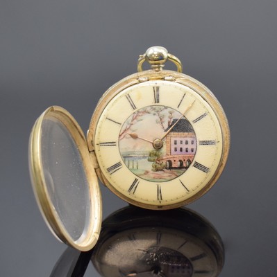 26917616f - GEORGE DOUGLAS englische Spindeltaschenuhr sowie eine weitere Spindeltaschenuhr in ...
