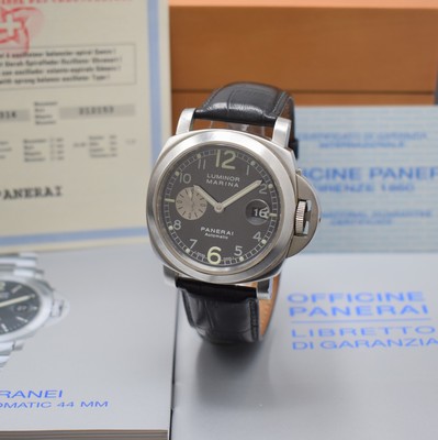 Image 26917637 - PANERAI Luminor Marina auf 3000 Stück limitierte Herrenarmbanduhr, Schweiz verk. ...