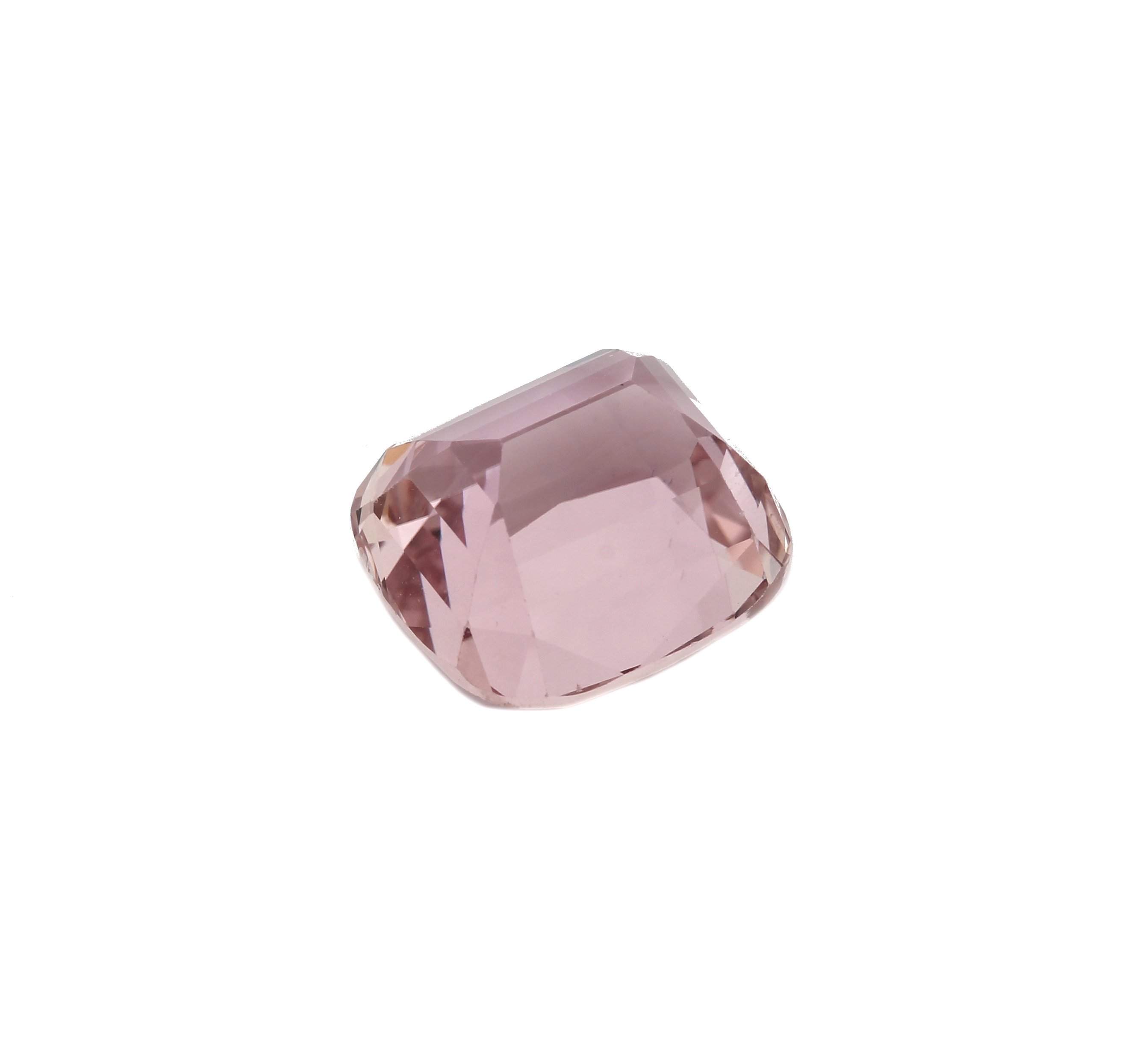 Detail b: Lose Kunzit ca. 20.95 ct, im Cushion- Cut, Pink, ca. 15.8 x 14.6 x 10.5 mm