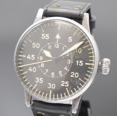 26918348a - LACO Fliegeruhr der deutschen Luftwaffe, Deutschland um 1940, verchr. 3-teil. Geh. ohne ...