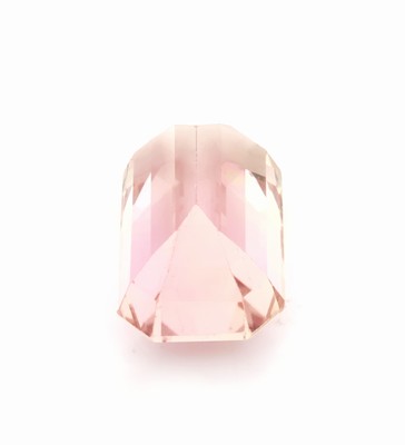 26918361b - Loser Kunzit, ca. 26.63 ct, im Octagon- Schliff, Pink, ca. 19.8 x 13.1 x 11.7 mm ...