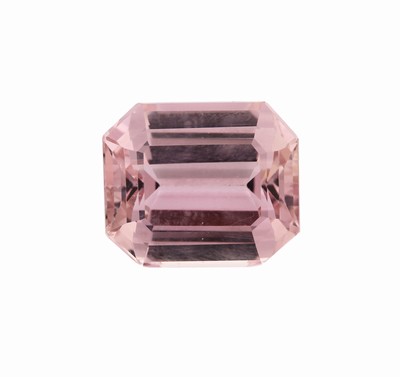 26918362a - Loser Kunzit ca. 30.20 ct, im Octagon- Schliff, Pink, ca. 19.4 x 16.4 x 11.2 mm ...