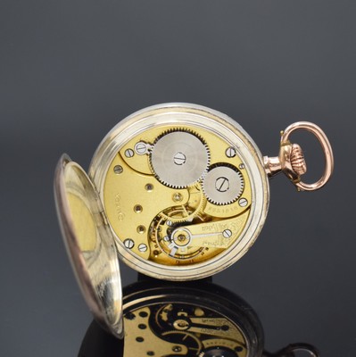 26918424e - OMEGA offene, nahezu neuwertige Herrentaschenuhr mit 24-Stundenanzeige in Silber, ...