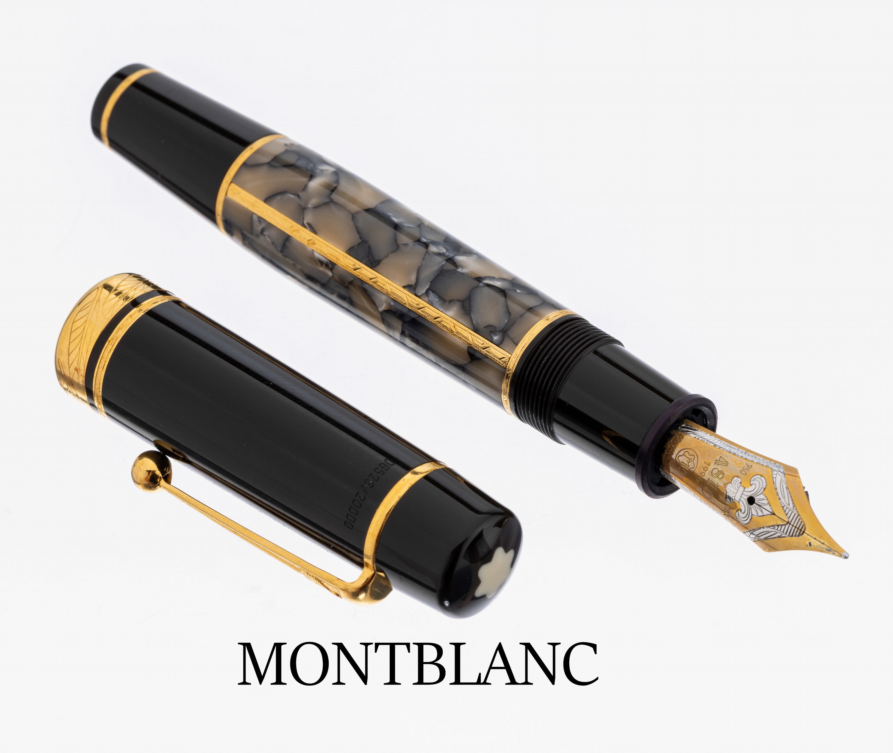 MONTBLANC Füllfederhalter, aus der Writers Edition, Alexandre DUMAS, 1996, Hommage an diesen bedeutenden Schriftsteller, zu seinen Werken gehören ...