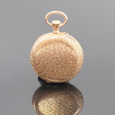 26918558a - VACHERON & CONSTANTIN offene Damentaschenuhr in RG 585/000, Schweiz um 1910, grav. 2- ...