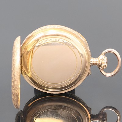 26918558b - VACHERON & CONSTANTIN offene Damentaschenuhr in RG 585/000, Schweiz um 1910, grav. 2- ...