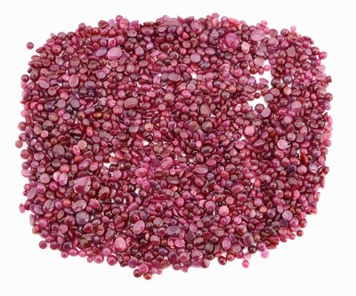 Image Lot lose Rubin-Cabochons zus. ca. 802 ct