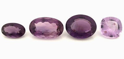 26918570a - Lot lose Amethyste in versch. Schliffformen zus. ca. 388 ct