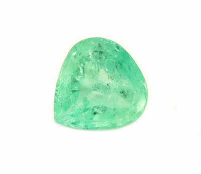 Image 26918589 - Loser facett. Smaragd-Tropfen ca. 4.18 ct