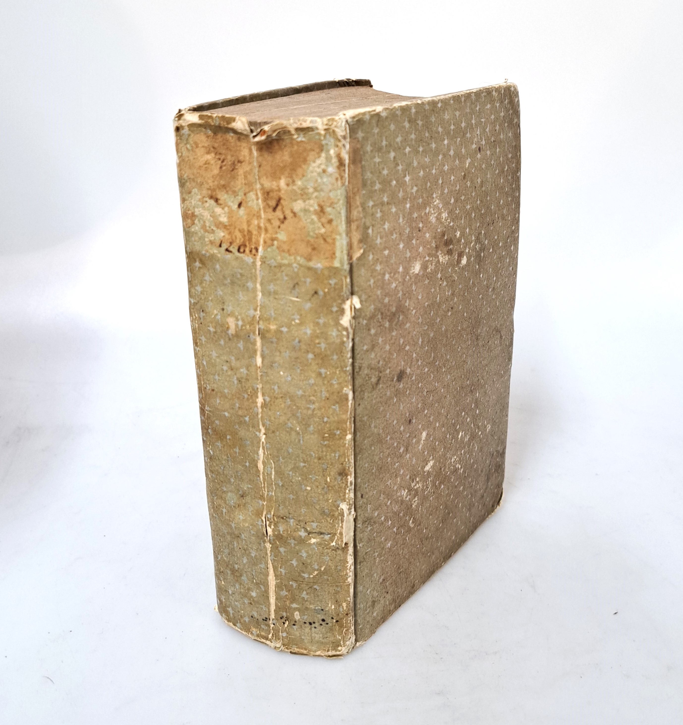 Der Hagestolze. Trahit fua quemque voluptas., Erfurt, Johann Heinrich Nonne 1751/52, kl. 8°, Periodikum aus drei Teilen in einem Band, 320/208/200 ...