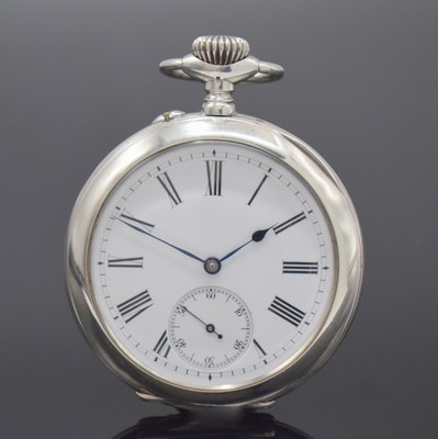 Image 26918756 - UHRMACHERSCHULE Schweiz offene Silbertaschenuhr, um 1905, glattes Geh., 2- teil. ...