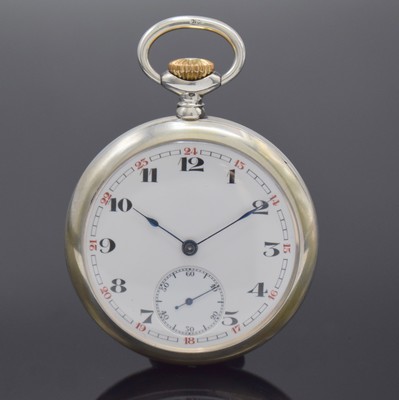 Image 26918757 - UHRMACHERSCHULE St. Imier offene Silbertaschenuhr, Schweiz um 1928, glattes Geh., Boden ...