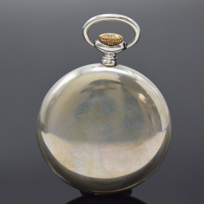26918757a - UHRMACHERSCHULE St. Imier offene Silbertaschenuhr, Schweiz um 1928, glattes Geh., Boden ...