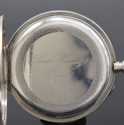 26918760b - VACHERON & CONSTANTIN Taschenuhrwerk im Alex. Hüning Silbergehäuse, ...