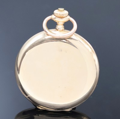 26918766c - ULYSSE NARDIN Herrensavonette in GG 585/000, Schweiz um 1920, glattes 3 Deckel Goldgeh., ...