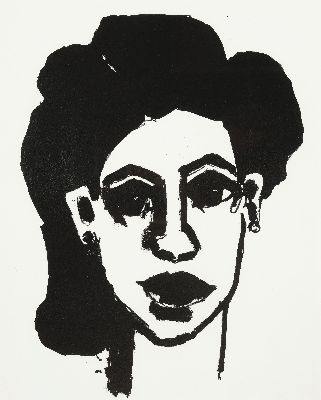 Image Gernot Kissel, 1939 Worms-2008 Römerberg, Sonja, Lithographie, ca. 46x33cm, PP, ...
