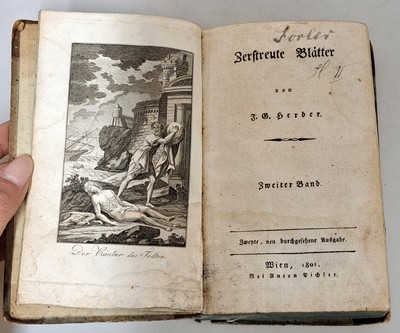 26918792a - Johann Gottfried Herder (1744-1803): Zerstreute Blätter, Wien, Anton Pichler 1801 , ...