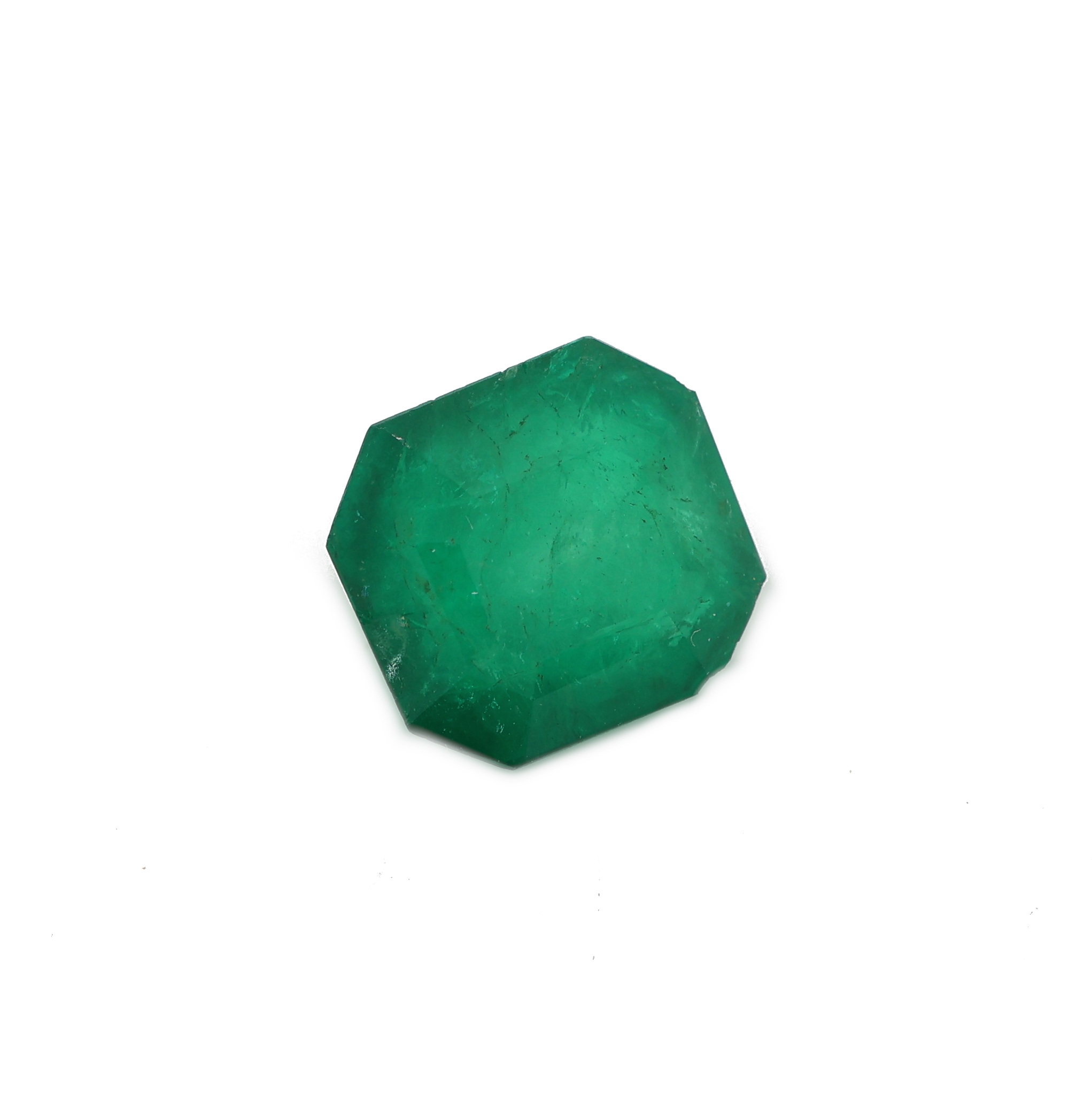 Detail a: Loser Smaragd, ca. 2.91 ct, oktogonaler Treppenschliff