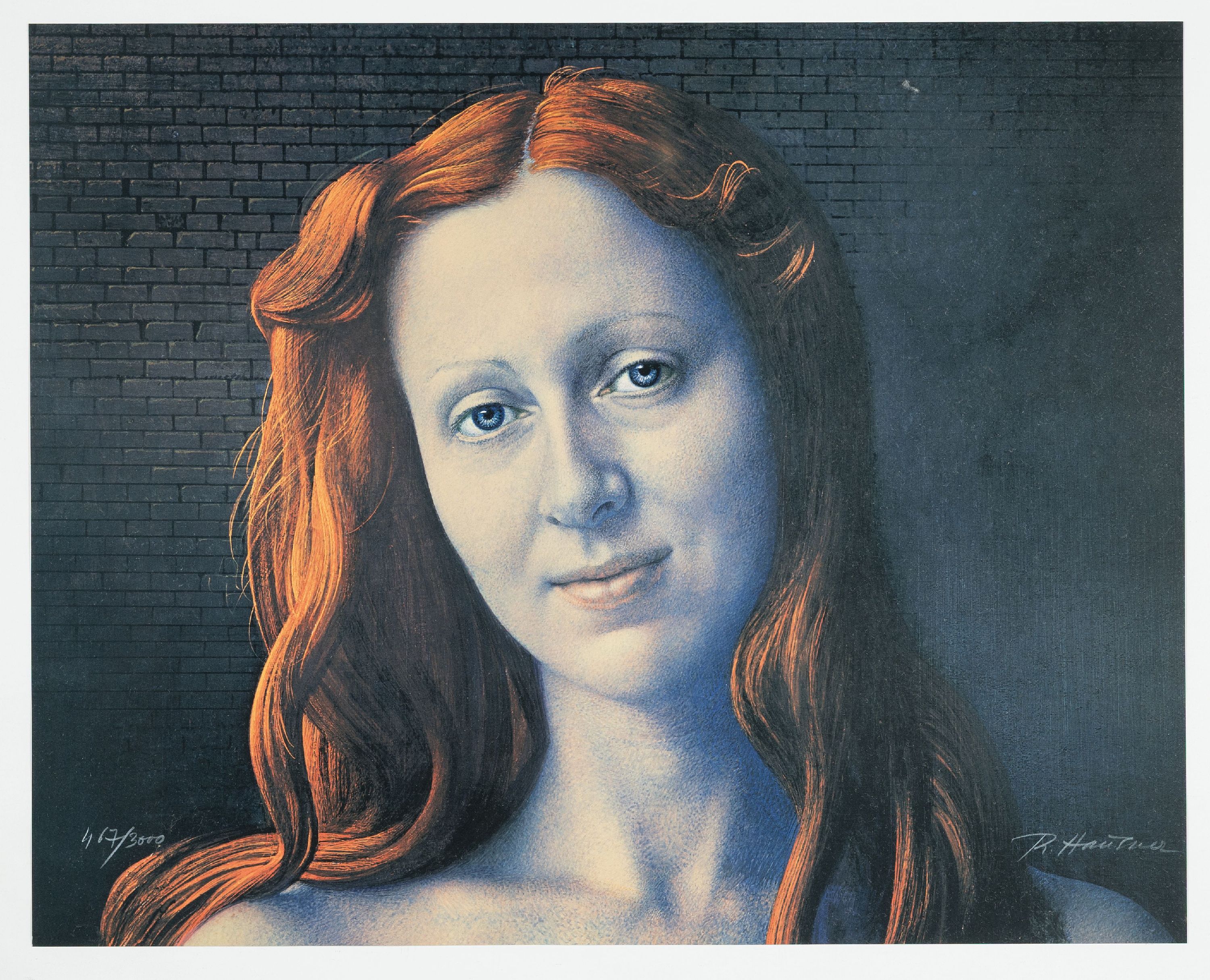 Rudolf Hausner, 1914-1995, die drei Temperamente, 3 Farblithographien, alle handsign. und num. 467/3000, je ca. 40x50cm, u.Gl., R.