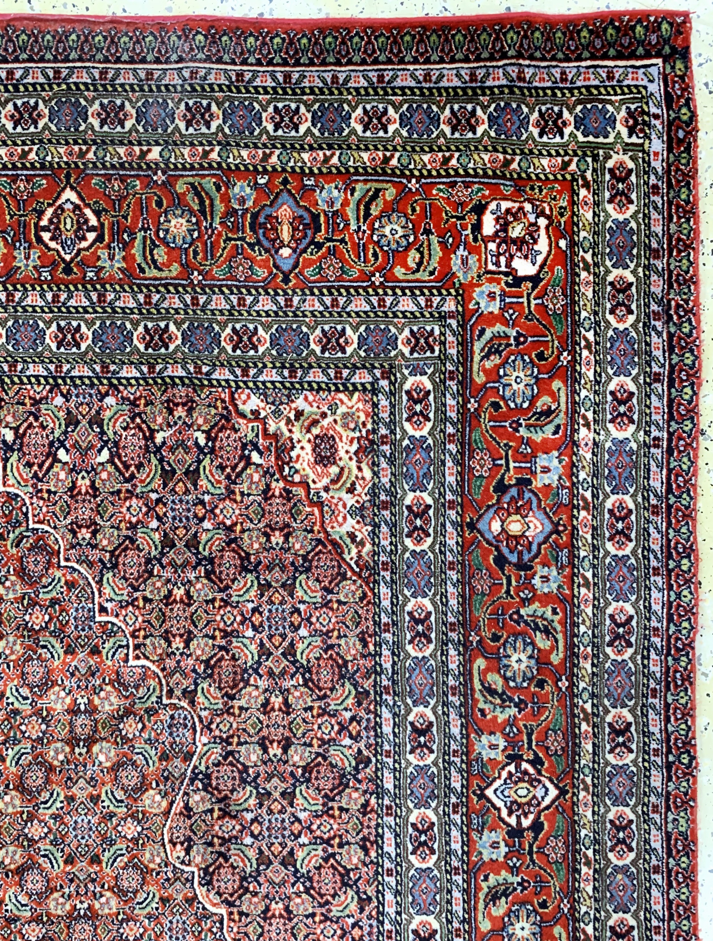 Detail e: Täbriz, Persien, Mitte 20.Jhd, Wolle auf Baumwolle, ca. 297 x 207 cm, EHZ: 2(ohne Fransen)