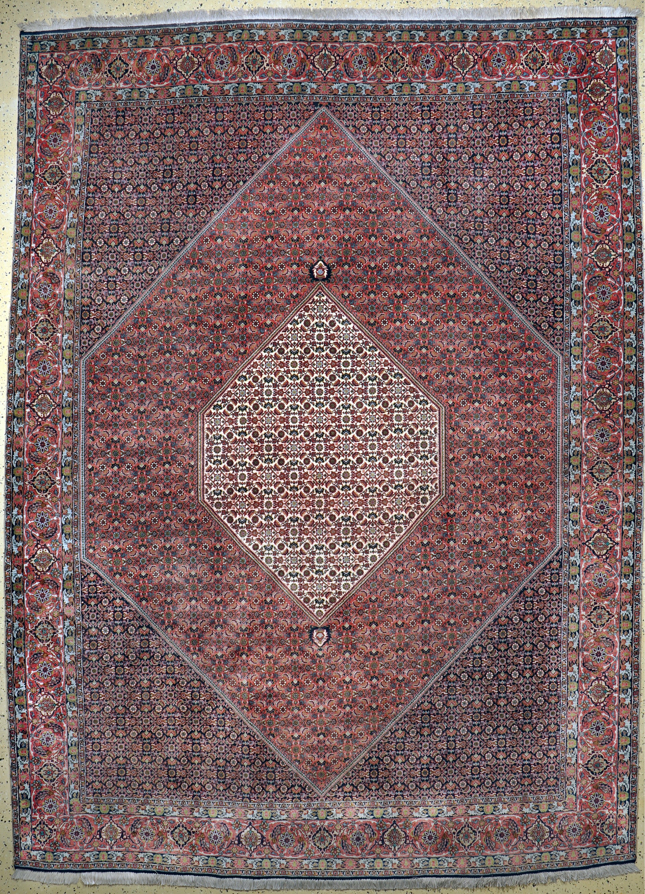 Bidjar Kork fein, Persien, Ende 20.Jhd, Korkwolle auf Baumwolle, ca. 350 x 258 cm, EHZ: 2