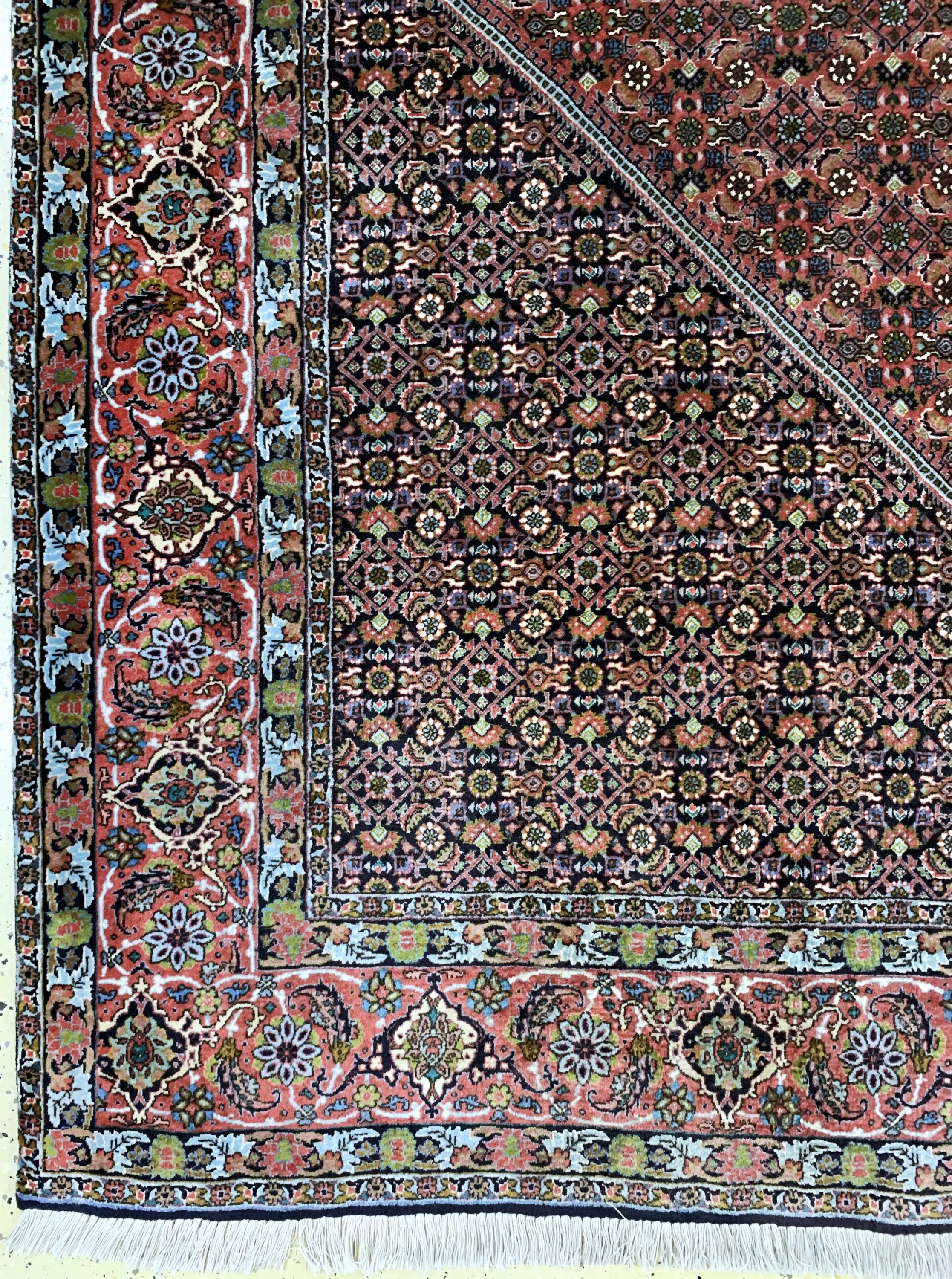 Detail b: Bidjar Kork fein, Persien, Ende 20.Jhd, Korkwolle auf Baumwolle, ca. 350 x 258 cm, EHZ: 2