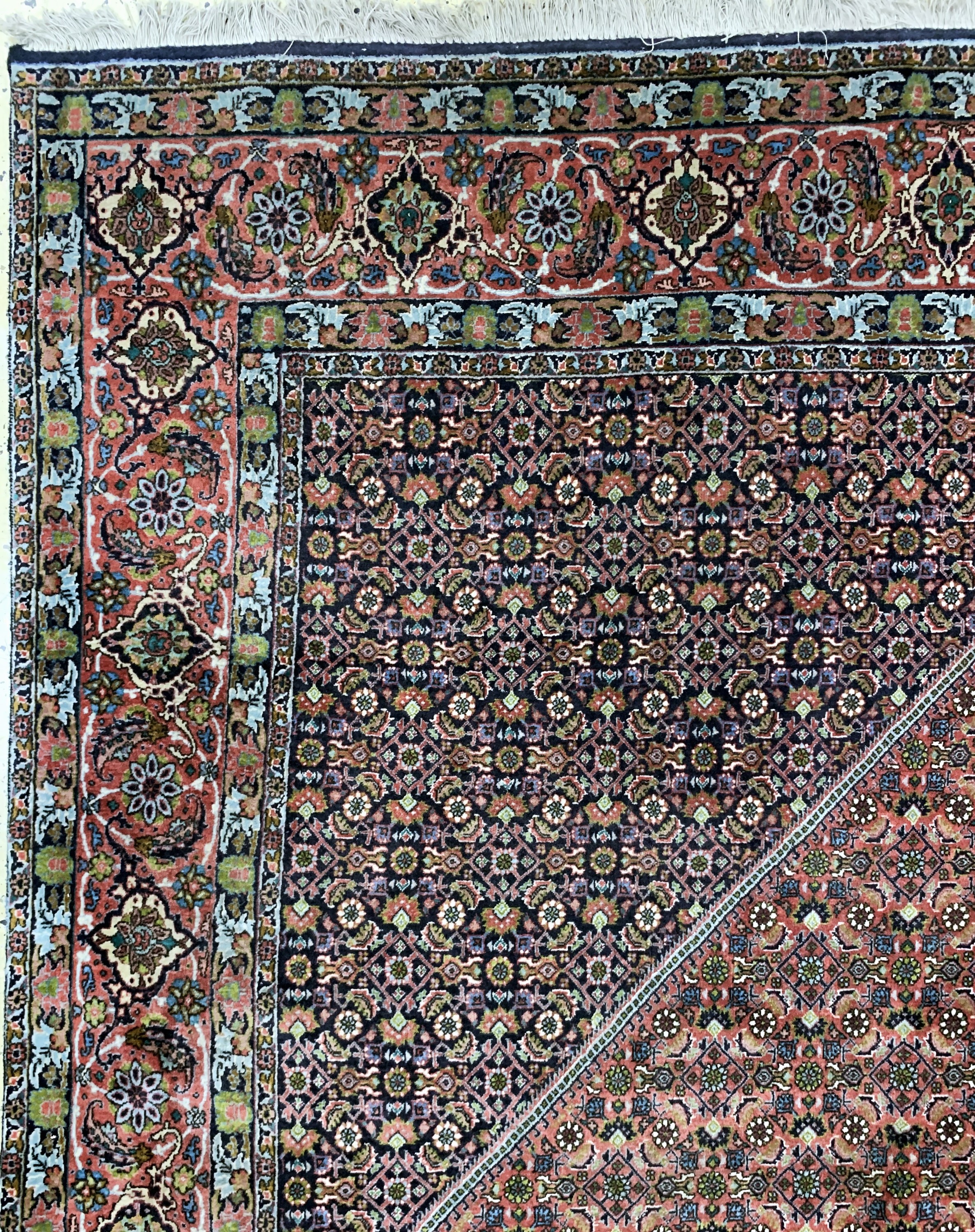 Detail d: Bidjar Kork fein, Persien, Ende 20.Jhd, Korkwolle auf Baumwolle, ca. 350 x 258 cm, EHZ: 2