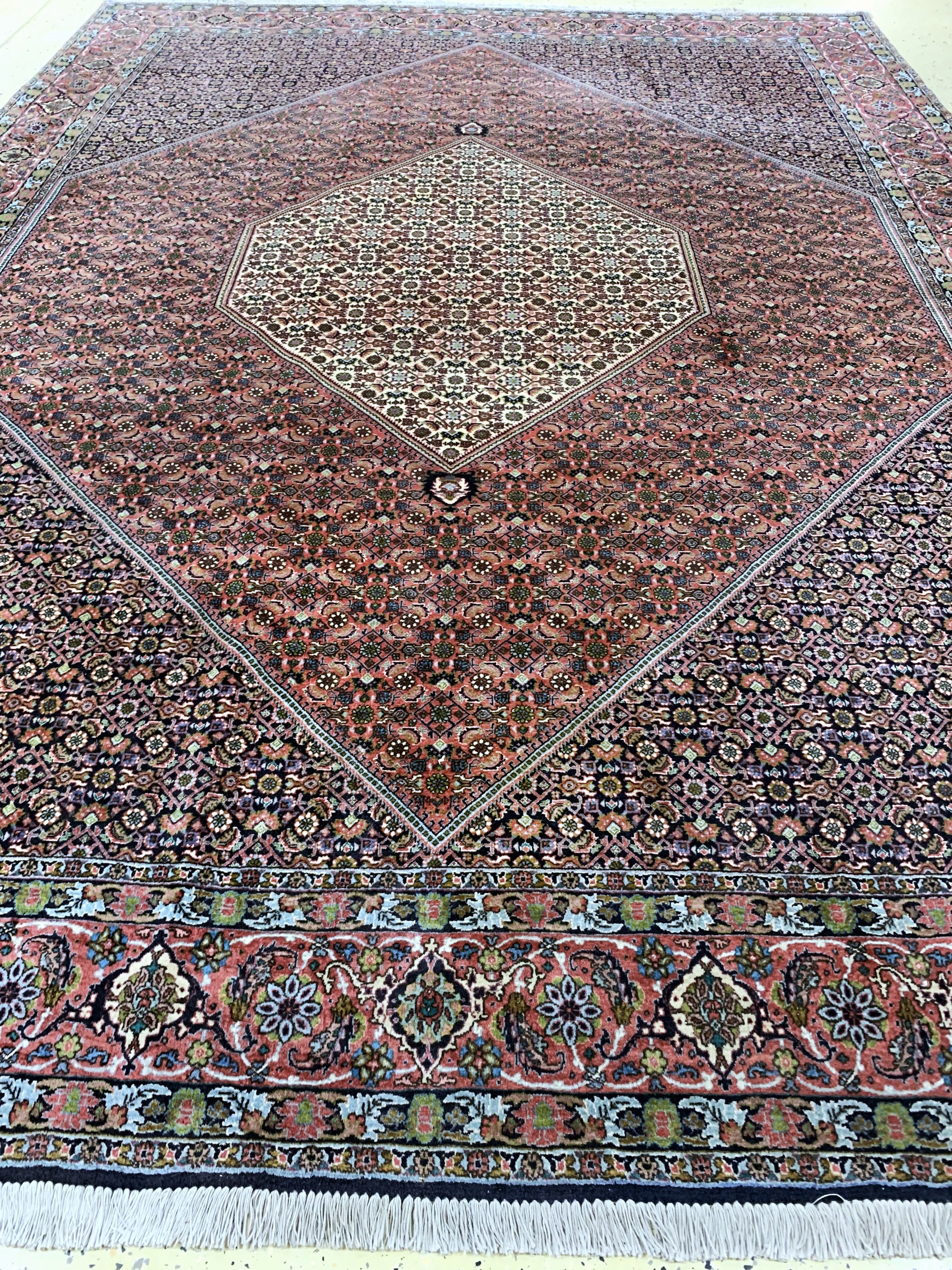 Detail f: Bidjar Kork fein, Persien, Ende 20.Jhd, Korkwolle auf Baumwolle, ca. 350 x 258 cm, EHZ: 2