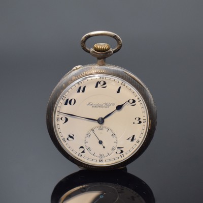 Image 26918812 - IWC offene Herrentaschenuhr in 900er Silber, Schweiz um 1925, Tulasilber Geh. ...