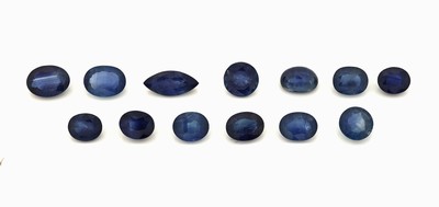 Image 26918819 - Lot 13 lose Saphire, zus. ca. 8.67 ct, versch.Schliffformen, Größen und ...