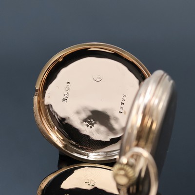 26918820c - UHRENFABRIK UNION Glashütte / UNION GLOCKE Herrensavonette in RG 585/000, ...