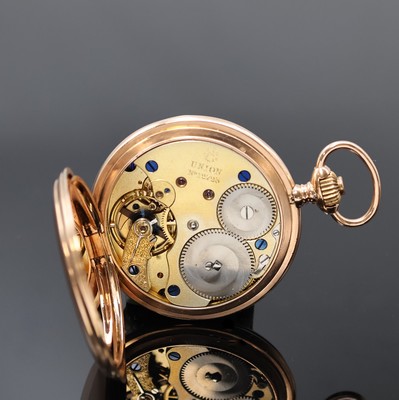 26918820f - UHRENFABRIK UNION Glashütte / UNION GLOCKE Herrensavonette in RG 585/000, ...