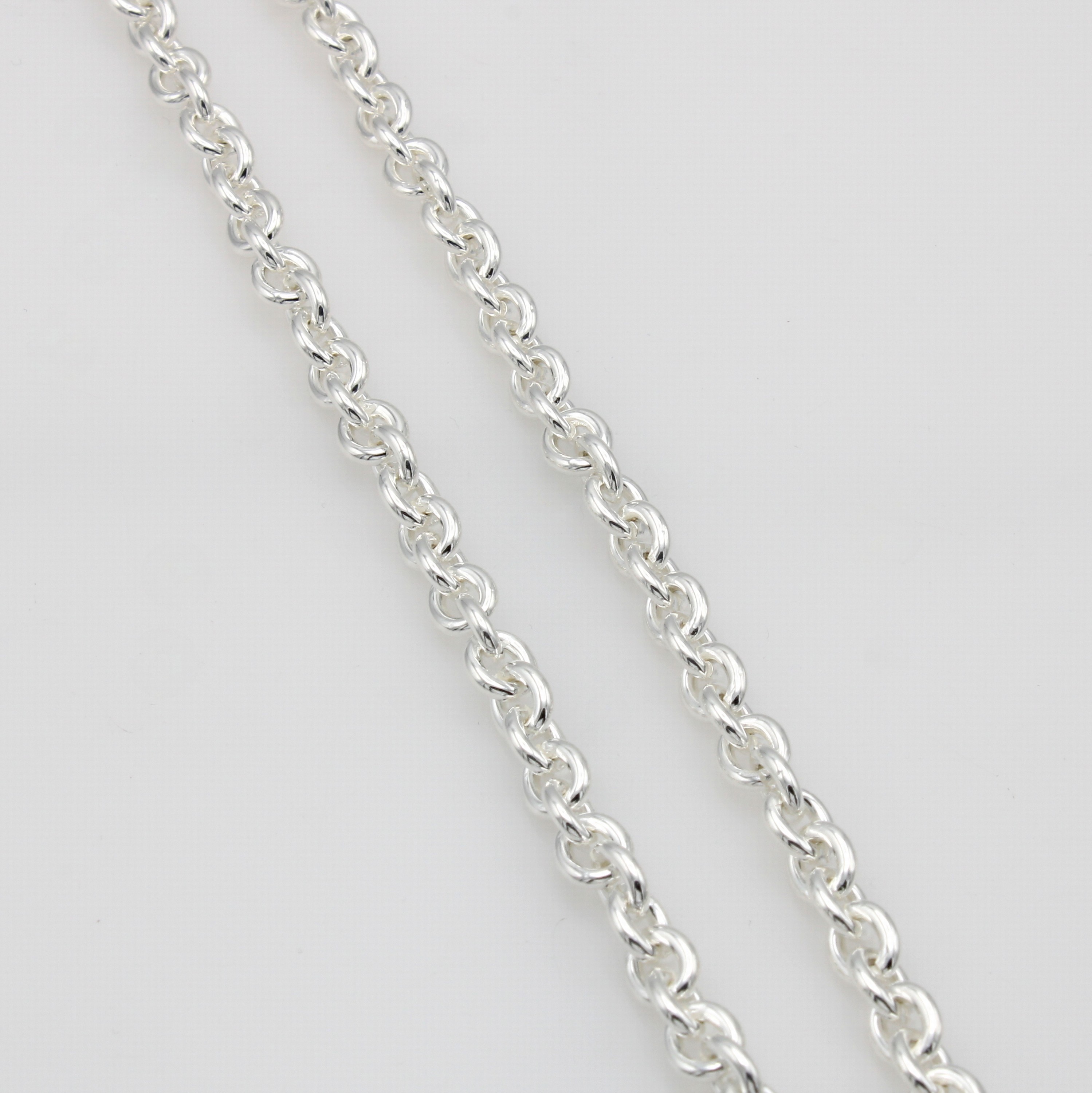 Image 26918900 - Ankercollier, 925er Silber, Karabinerschl., L. ca. 60 cm