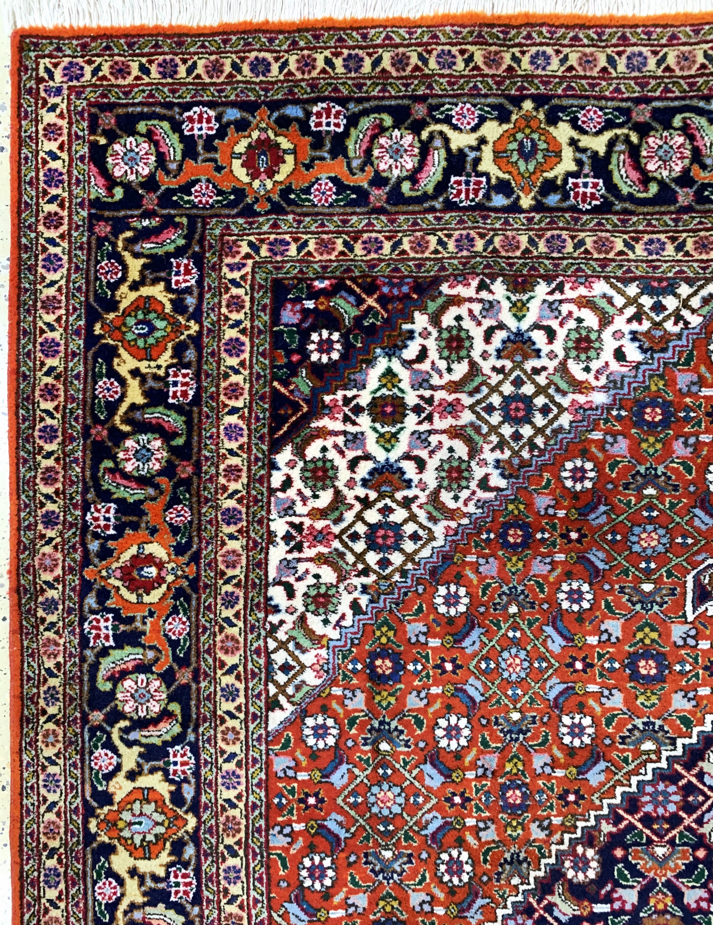 Detail d: Täbriz, Persien, Ende 20.Jhd, Wolle auf Baumwolle, ca. 290 x 208 cm, EHZ: 2