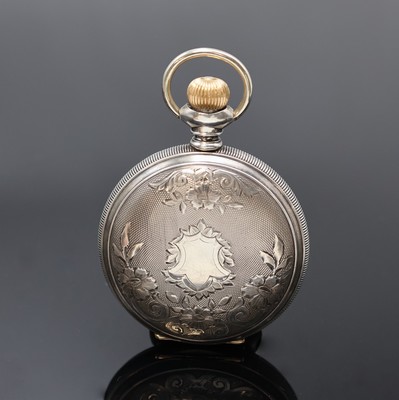 26918959b - STEWART SPECIAL schwere amerikanische Herren- Savonette in Sterling Silber, USA um 1890, ...