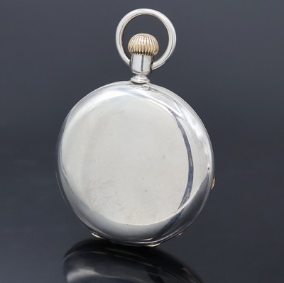 26918962a - J. ASSMANN Glashütte Herrensavonette in Silber, Deutschland um 1915, glattes Geh., ...